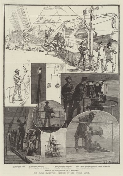 The Naval Manoeuvres by William Heysham Overend