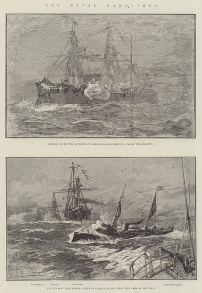 The Naval Manoeuvres by William Heysham Overend