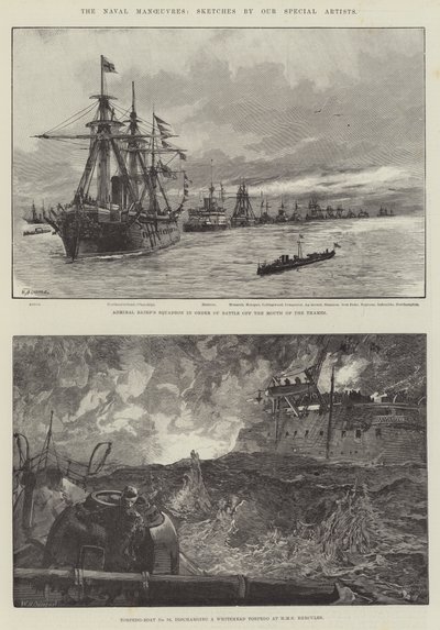 The Naval Manoeuvres by William Heysham Overend