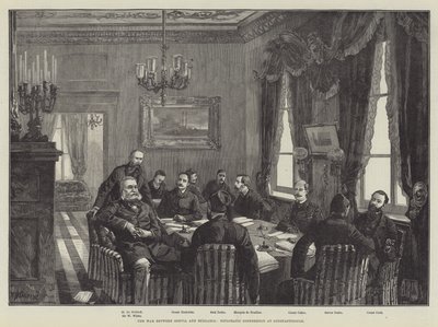 The War between Servia and Bulgaria, Diplomatic Conference at Constantinople by William Heysham Overend