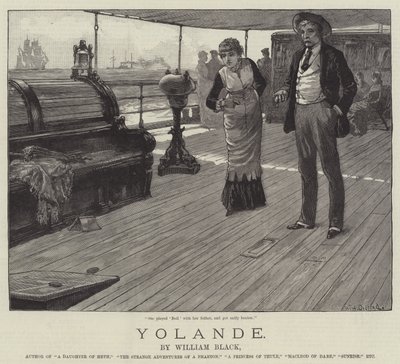 Yolande, by William Black by William Heysham Overend