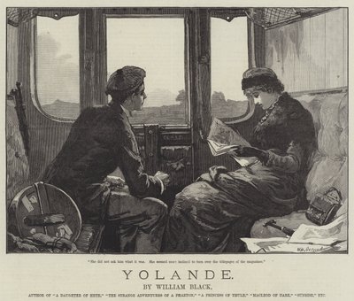Yolande, by William Black by William Heysham Overend