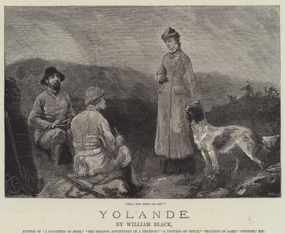 Yolande, by William Black by William Heysham Overend