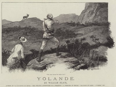 Yolande, by William Black by William Heysham Overend