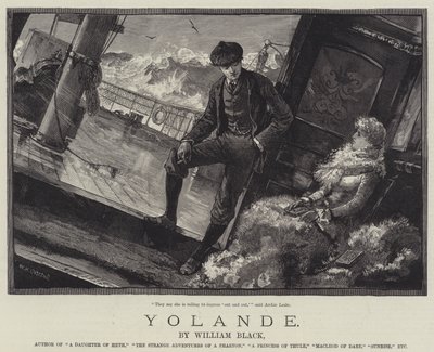 Yolande, by William Black by William Heysham Overend