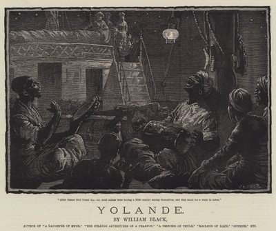 Yolande, by William Black by William Heysham Overend