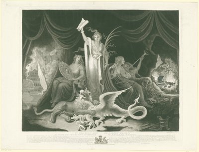 Allegory of the Power of Great Britain, 1787 by William Hincks