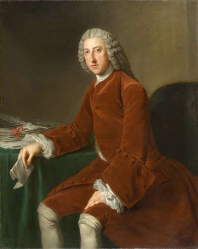 William Pitt, later First Earl of Chatham (1708-1778) by William Hoare