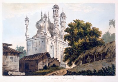A Mosque at Gazipoor, 1787 by William Hodges