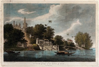 A View of Part of the City of Oud by William Hodges