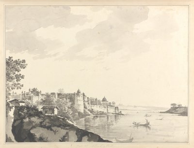 A View of the Fort of Allahabad by William Hodges
