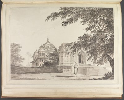 A View of the Mosque at Maner from the South East by William Hodges