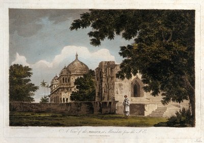 A View of the Mosque at Mounheer from the S.E. by William Hodges