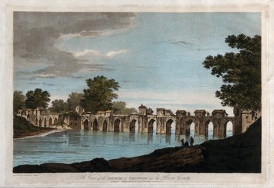 A View of the Bridge at Jionpoor over the River Goomty by William Hodges