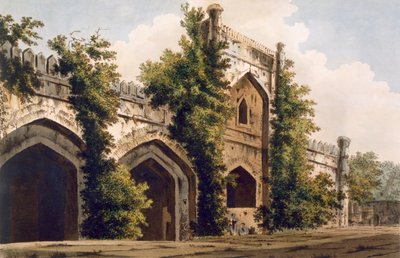 A view of a Mosque, at Rajemahel, 1785-88 by William Hodges