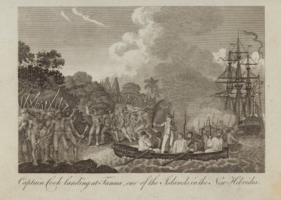 Captain Cook landing at Tanna by William Hodges