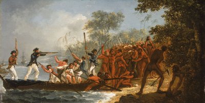 Landing at Erramanga (Eromanga), One of the New Hebrides by William Hodges