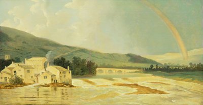 Otley Bridge on the River Wharfe by William Hodges