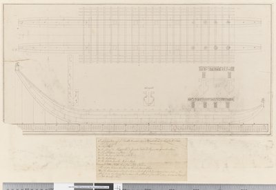 Explanation of a Double Canoe Seen at Amsterdam in the South Seas by William Hodges