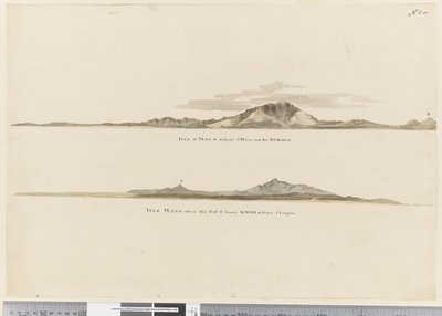 Profile of the coast of the Isle of Mayo, Cape Verde Islands by William Hodges