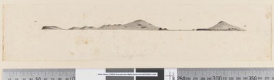 Profile of Unidentified Island by William Hodges