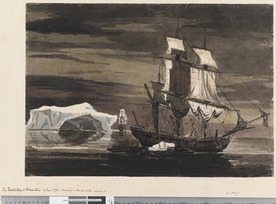 The Resolution and Adventure, 4 Jan by William Hodges