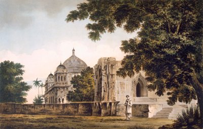 A View of the Mosque at Mounheer, from the South East, from 