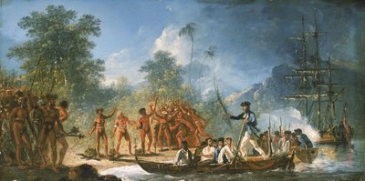 The landing at Tanna, one of the New Hebrides by William Hodges