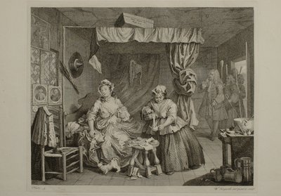 A Harlot’s Progress: Plate 3 by William Hogarth
