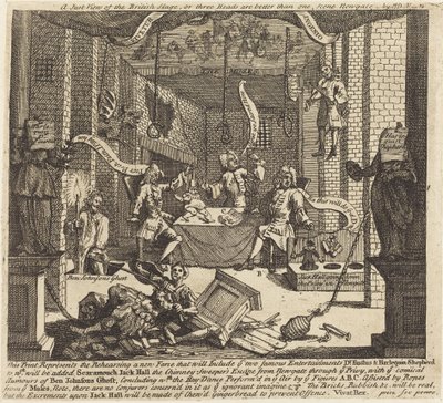 A Just View of the British Stage by William Hogarth