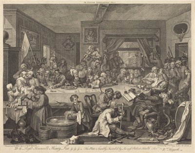An Election Entertainment by William Hogarth