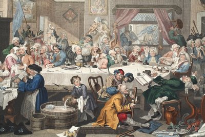 An Election Entertainment, Illustration from 