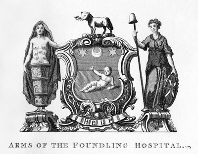 Arms of the Foundling Hospital by William Hogarth