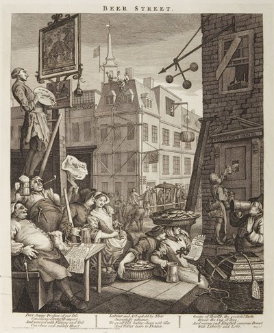 Beer Street by William Hogarth