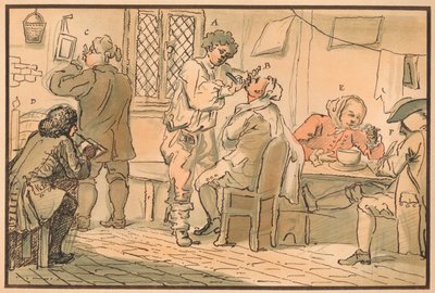 Breakfast Scene from The Five Days Peregrination by William Hogarth