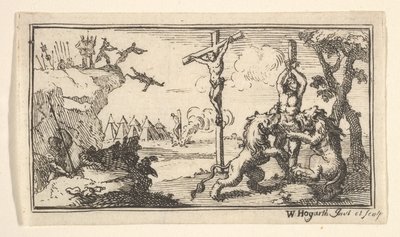 Crucifixion (John Beaver, Roman Military Punishments) by William Hogarth