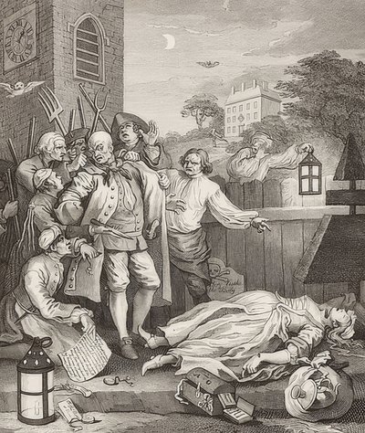 Cruelty in Perfection. From: The Four Stages of Cruelty. 1751 by William Hogarth