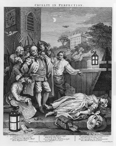 Cruelty in Perfection, from The Four Stages of Cruelty by William Hogarth