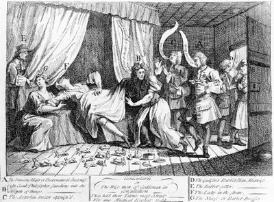Cunicularii or the Wise Men of Godliman in Consultation by William Hogarth