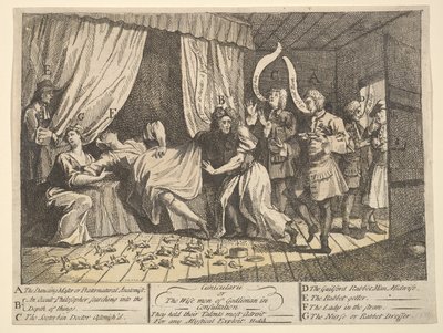 Cunicularii, or the Wise Men of Godlimon in Consultation, December 1726 by William Hogarth