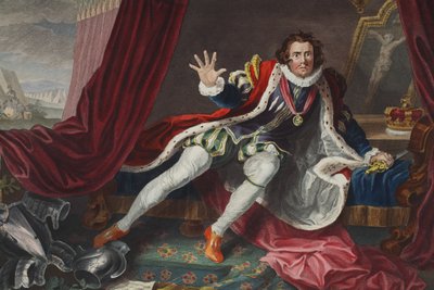 David as Richard III, Illustration from 