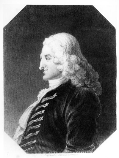 Henry Fielding engraved by Samuel Freeman by William Hogarth