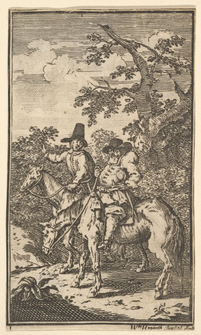 Hudibras Sallying Forth, Seventeen Small Illustrations for Samuel Butler