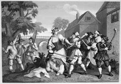 Hudibras The Knight Submits to Trulla by William Hogarth