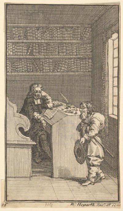 Hudibras and the Lawyer, Seventeen Small Illustrations for Samuel Butler