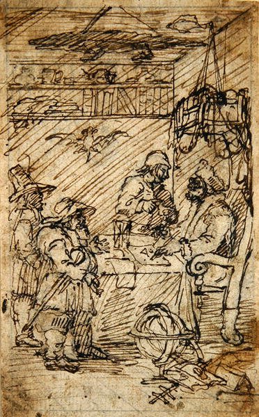 Hudibras visiting Sidrophel by William Hogarth