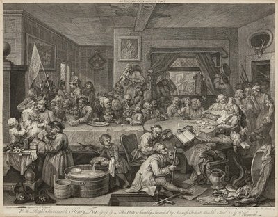 Humours of An Election (Set of Four) by William Hogarth