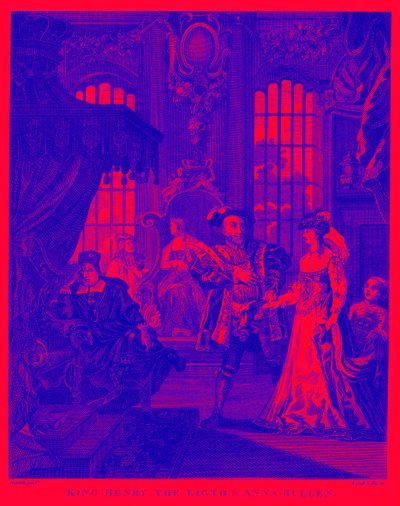 King Henry VIII and Anne Boleyn by William Hogarth