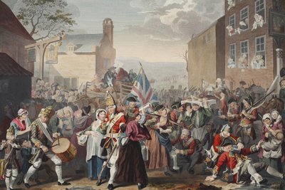 March of the Guards to Finchley, Illustration from 