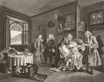Marriage à la Mode / Marriage in the Fashion. Plate 6: The Lady’s Death / The Countess